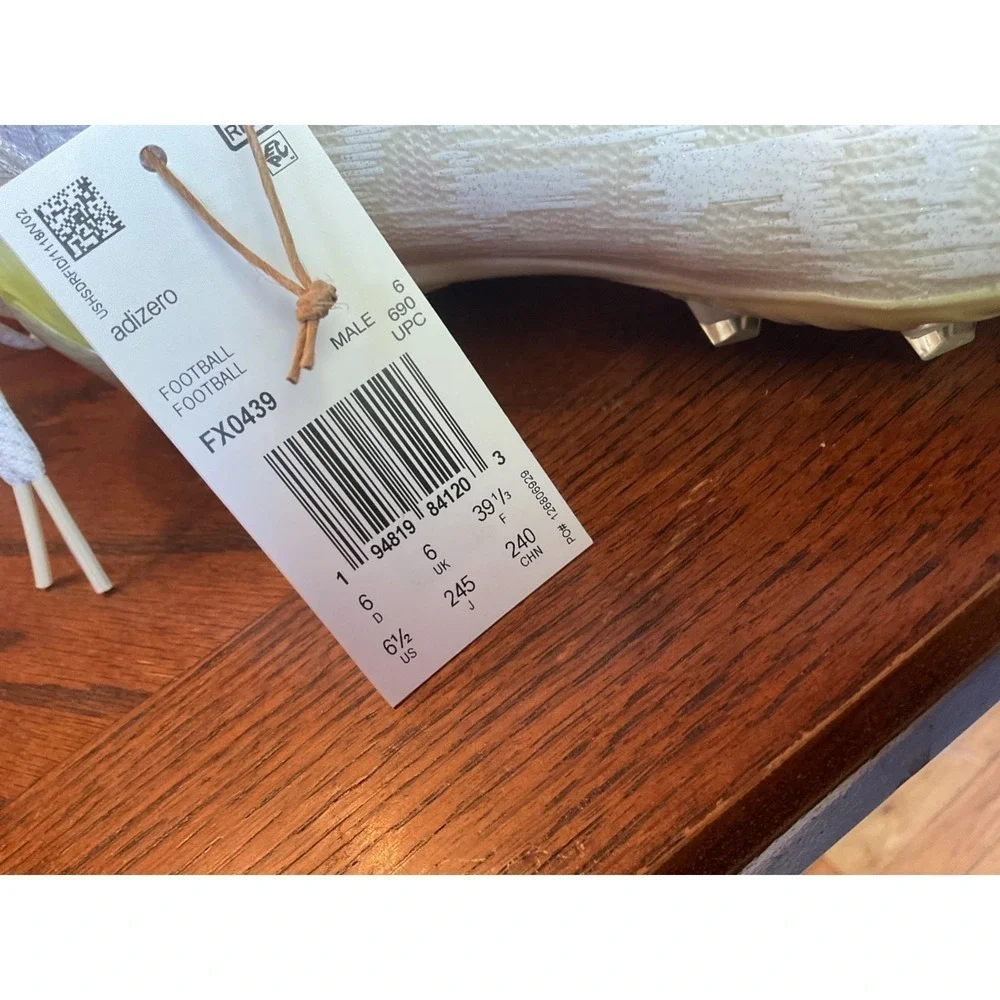Size 6.5 - Adidas Adizero FX0439 Soccer Shoes Cleats